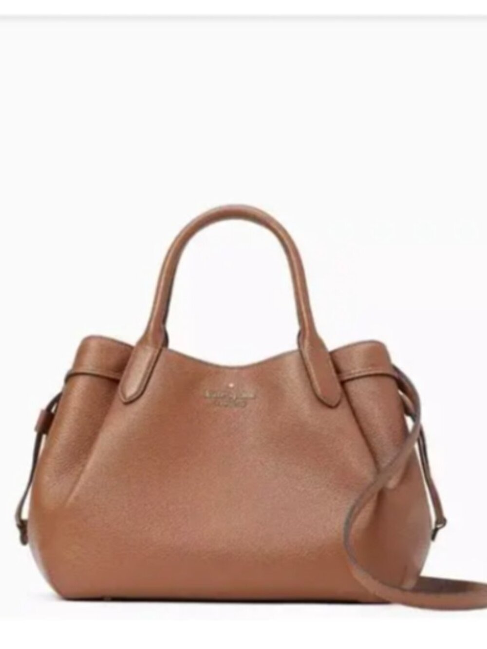 Nwt Kate Spade small dumpling bag warm ginger spice color